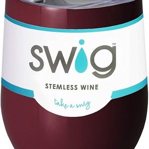 Swig wine glass.